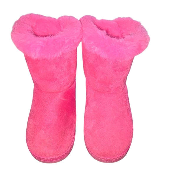 Pink Furry Boots - Picture 3 of 4